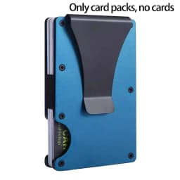 Minimalist Wallet For Men & Women - Slim RFID Wallet, Resistant, Credit Card Holder & Money Clip, Easily Removable Money