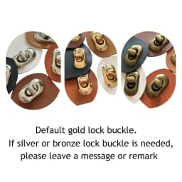 5.5*12cm Leather Bag Buckle Hasp Buttons Handmade Sewing Flip Cover Real Leather Replacement Bag Accessories Bag Charm Bag Parts