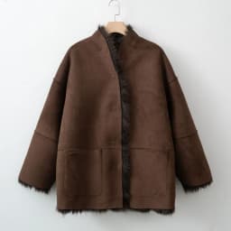 Women two side wear Fur Coat Single‑Breasted Warm Fluffy Plush Jacket Elegant Autumn Winter Outerwear