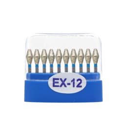 10pcs/box Dental carbide burs Diamond FG High Speed Burs for Polishing Smoothing Dental Burs Drills EX-26 EX-31