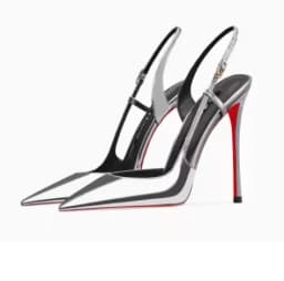 White Patent Leather Design with a High-End and Non-Tiring Foot Feel. 2026 New Pointed and Slim Heeled High Heels for Women