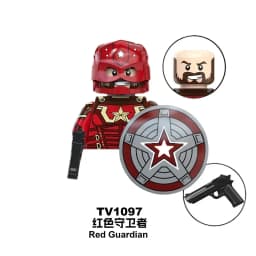 Blind Box Mini Building Blocks TV6211 Figures Big Goblin Spiderman Iron Man Venom Captain Hawk Deadpool Armor Christmas Gift Toy