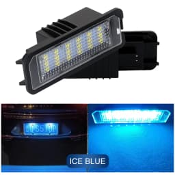 2PCS LED Car License Number Plate Light Lamps Canbus Error Free For VW Golf 4 1997-2005 Automobiles Parts Accessories