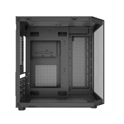 Power Train Star Realm M-ATX Desktop Case Three Sided Glass Panoramic Sea View Room Without Pillars 240 Water Cooler PC Case