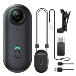 4K Mini WiFi Action Camera Thumb POV Camera Portable Body Cam Wearable Sports Camera with Waterproof Case Cycling Travel
