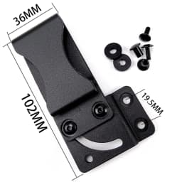 1piece Universal K Sheath Waist Clip KYDEX Making Scabbard Clip K Sheath Accessories Carry KYDEX Sheath Tool with Screws