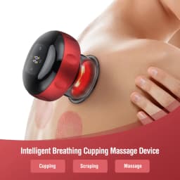 Smart Wireless Electric Vacuum Cupping Device Body Scraping Massager Timer Suction Cup Device Body Slimming Beauty Health
