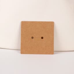 50Pcs 6.5x6.5cm Rings Case Display Card Holder for Earrings Jewelry Packaging Wholesale Small Business Supplier Bags Available