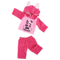 Doll Clothes 2Pcs/Set Clothes+Hat Daily Cute Outfit Pajamas For 43CM Baby Doll&18Inch American Doll Accessories,Girl DIY Toys