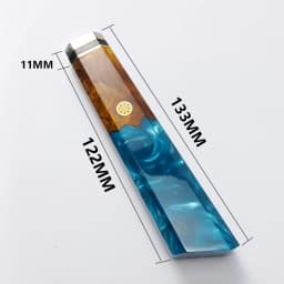 1piece Japanese Kitchen Knife Octagonal Handle Lump Wood Knife Handle Fish Raw Knife Handle Stainless Steel + Resin Knife Handle