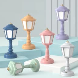 Led Desk Lamps Mini Retro Night Light Touch Room Decor USB Rechargeable Nightlight Eye Protection Bedside Reading Lamp