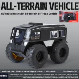 1:24 Scale Sherp ATV Model Car with LED Lights - Realistic Detail for Kids' Adventure Play - Cross-Country Fun, Toy Vehicle