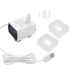 Water Pump for Pet Cat Water Fountain With 2 Filters-Motor Replacement for Cat Flowers Drinking Bowl Water Dispenser-Pet Product