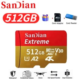 High-Speed Storge SD Card 128GB Original Micro TF Card 512GB Class 10 High Speed Transfer for Camera/PC/Phone
