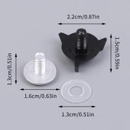 8Pcs/set Motocross Hat Accessories Screws Special Screw for Off Roads Helmet Aluminum Helmet Visor Screws