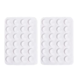 2Pcs Double Side Silicone Suction Pad For Mobile Phone Fixture Suction Cup Backed Adhesive Sucker Fixed Pad