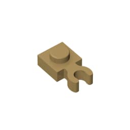 Gobrick] GDS-814 PLATE 1X1 W. HOLDER compatible with lego 4085 60897 children's toys Assembles Building Blocks Technical
