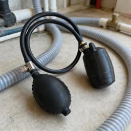Heavy Duty Rubber Inflatable Pipe Plug Stopper Balloon Block With Hand Pumps For Plumbing Leak Detection And Repair