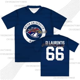 Off Campus Briar University Jersey Graham 44 22 DI LAURENTIS 66 Tucker46 T-shirt V-neck Short Sleeve women parent-child T-Shirt