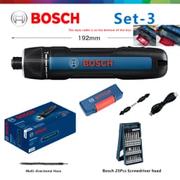 BOSCH GO 3/4 Cordless Screwdriver 3.6/4V Lithiumion Battery Rechargeable Cordless Drill with Box Bosch GO3 Professional Tool Set