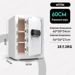 Thickened Alloy Steel Single Door Fireproof And Waterproof Safe Password/Fingerprint/WIFI Unlock Anti-theft And Anti-pry Safe
