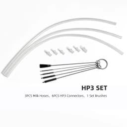 Milk Tube Hose Set for Jura Fully Automatic Coffee Machines Coffee Milk Tube Milk Pipe With Frother Connectors & Hose Brush