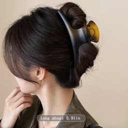 Elegant Solid 5.91in Large Hair Claw For Women Hair Ornament Long Thick Hair Hold Headband Claw Clip Hair Clip Hair Accessories