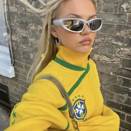 Retro Grunge Gothic Jacket Letter Embroidery Graphic 2000s High Street Y2K Aesthetic Vintage Zip Up New Coat Yellow Sweatshirts