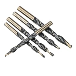 1pc HSS Cobalt Coated Twist Step Drill Bits 8-4/9-5/10-5/10-6/12-8mm Woodworking Tool For Manual Pocket Hole Jig