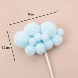 Cute Pink Fox Bow flower Rainbow Cake Toppers Girl's Birthday Dessert Decoration for Children's Day Party Supplies Lovely Gifts