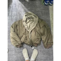 American Style Thickened Cotton Pilot Jacket with Hat for Men Winter Warm Short Outerwear Baseball Style Youth Fashion
