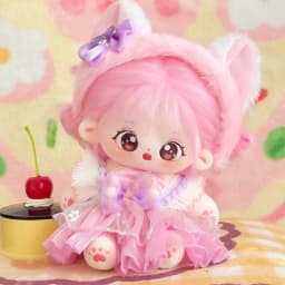 Cute 20cm Idol Doll With Clothes Kawaii Plush Cotton Dolls Stuffed Toy DIY Birthday Gift