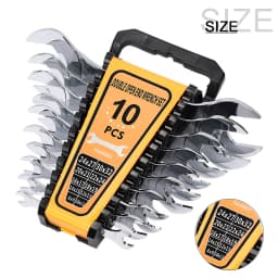 10pcs/8pcs Chrome Steel Ultra-thin Wrench Double-Head Universal Open-End Wrench Bolt Removal Wrench Manual Repair Tool Set