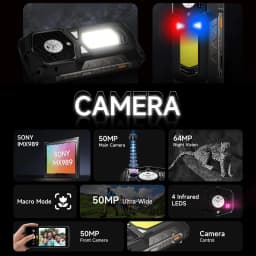 Ulefone Armor 29 Pro Thermal Version Rugged Phone, 16GB+512GB Night Vision 6.67'' Android15 MTk Dimensity 7400 5G NFC Smartphone