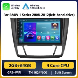 Podofo Car Android Radio Multimedia Player For BMW 1 Series E81 E82 E87 E88 2004 - 2012 Autoradio 2 Din WIFI GPS Player