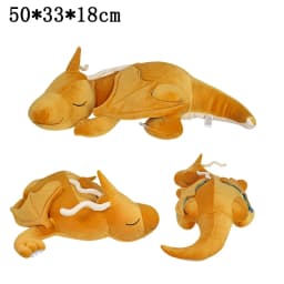 Anime Pokemon Plush Toy Sleeping Charizard Charmander Psyduck Snorlax Stuffed Doll Animal Pillow Peluche Pillow Birthday Gift