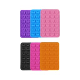 Transparent Backed Silicone Suction Pad For Phone Fixture Suction Cup Backed Adhesive Silicone Rubber Sucker Pad For Fixed Pad