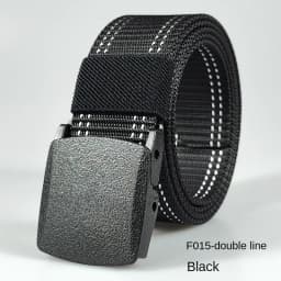 White Automatic Buckle Nylon Army Tactical Men Belt Military Waist Canvas Belt Outdoor Strap Travel Jeans Black Belts for Women