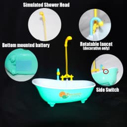1PC Parrot Automatic IntelligentBath Bird Shower Bathtub Blue AccessoriesHousehold Plastic Parakeet Supplies AccessoryBird Cage