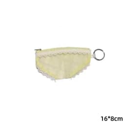 Portable Zippered Makeup Storage Bag Inspired by Lace Mesh Briefs for Easy Cosmetic Organization