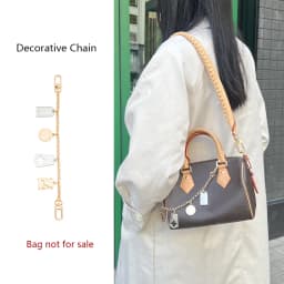 Decorative Chain For Speedy Trunk25 Bag Chain Bag Charm Bag Decoration Keychain Luggage Tag Boarding Pass Bag Accessories
