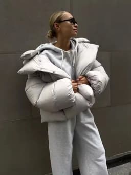 Winter Warm Puffer Jackets Women's Loose Parkas Coat Fashion Hooded Bread Jacket Outwear Cotton-padded Solid Quilted Jacket