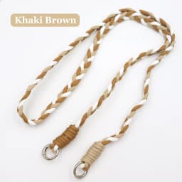 Fashionable Long Bag Strap, Colorful Three-strand Braided Shoulder Strap, Woven Phone Lanyard, Bag Shoulder Straps, Bag Chains
