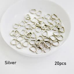 10/20pcs Newest 7mm Mini Ultra-small Belt D-Buckle Doll Bags Buckles Diy Doll Buttons Shoes Accessories