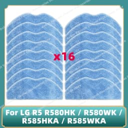 Compatible For LG R5 R580HK / R580WK / R585HKA / R585WKA Robot Vauccm Cleaner Main Side Brush Mop Cloth Hepa Filter Spare Parts