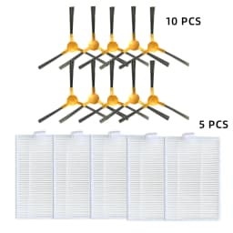 Accessories For ABIR X5 / X6 / X8 Genio Navi N600 Robotic Vacuum Cleaner 3-Arms Side Brush Hepa Filter Replacement Spare Parts