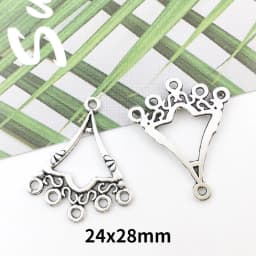 20PCS Retro Ethnic Hanging Head Earrings Connector For Jewelry Making Bracelet Necklace Connecting Link DIY Accessories Supplies