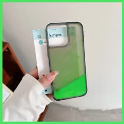 For iPhone 16 Pro Max 15 14 13 12 Case Shockproof Luminous Liquid Quicksand Hard,Slim Shiny Glow in Dark Night Light Phone Cover