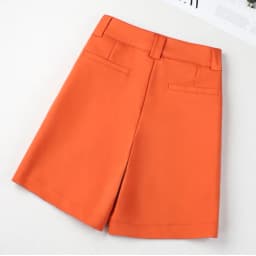 2025 New Summer Women Thin Solid Color Short Pants Female High Waist Wide-leg Shorts Ladies Fashion Loose Casual Shorts X598
