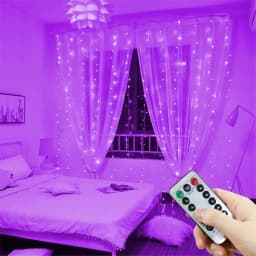 Holiday Party Decoration LED 8 Mode Christmas Light USB Curtain String Light Wedding Fairy Light Valentine's Day Girlfriend Gift